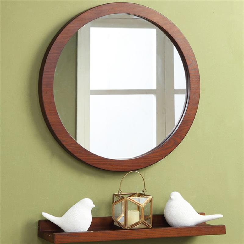 Wood Framed Wall Mirror